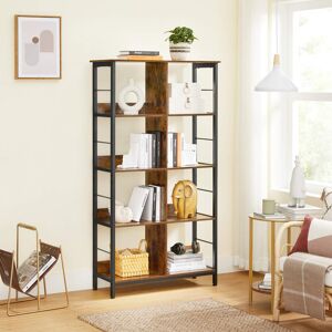 Trent Austin Design Anjali Bookcase Black;Brown 149cm H X 80cm W X 33cm D