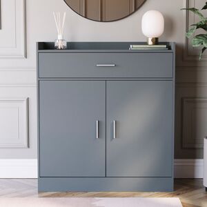 Latitude Run Muskoka 16 Pair Shoe Storage Cabinet Grey