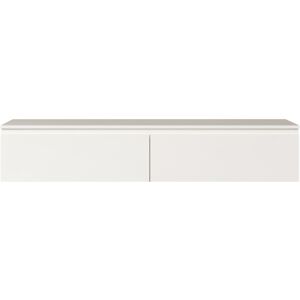 17 Stories Syvanna Wall-Mounted TV Cabinet White 28.4cm H x 150cm L x 31.8cm W