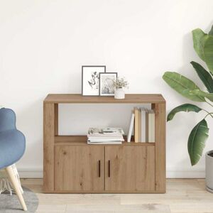Alpen Home Sideboard Artisan Oak 80 X 30 X 60 Cm Engineered Wood Artisan Oak 60cm H X 80cm W X 30cm D