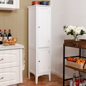 Lark Manor 5-Tier Bathroom High Cabinet Tall Narrow Storage Cabinet Organizer Natural 160cm H X 38cm W X 38cm D