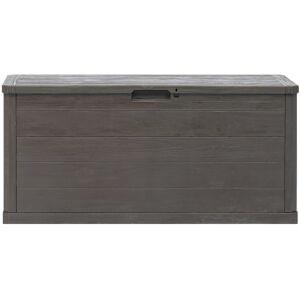 WFX Utility Garden 280 L Plastic Storage Box Brown 56cm H X 117cm W X 45cm D