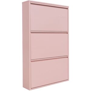 Brayden Studio 3 Doors Shoe Cabinet Pink 6