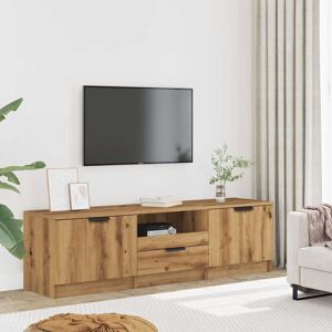 17 Stories Jeeva TV Cabinet 140x35x40 cm Engineered Wood Artisan Oak