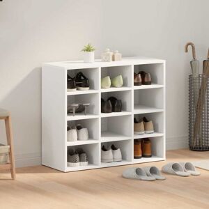 Latitude Run Shoe Cabinet Concrete 77.5 X 30 X 67 Cm Engineered Wood White 12