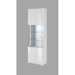 Ivy Bronx Febin Display Cabinet White 204cm H X 60cm W X 39cm D