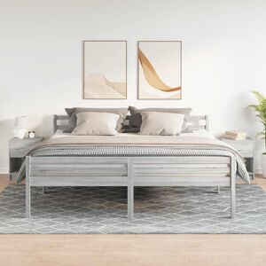 Latitude Run Bedside Cabinets 2 Pcs With Drawer 40X34x50 Cm Grey Sonoma 50cm H X 40cm W X 34cm D
