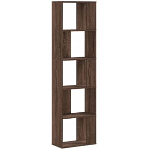 Borough Wharf Book Cabinet/Room Divider Artisian Oak 80X24x186 Cm Brown Oak (5 Shelves) 162.5cm H x 45cm W x 23.5cm D