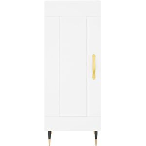 17 Stories Mantu Bedside Table White 90cm H X 34.5cm W X 34cm D