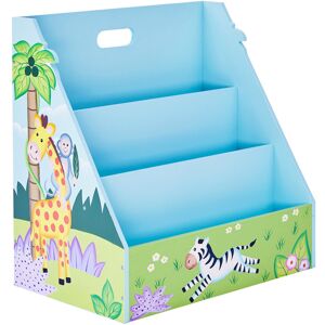Fantasy Fields by Teamson Kids Sunny Safari 47.63cm Book Display Blue 47cm H X 29.54cm W X 47.63cm D