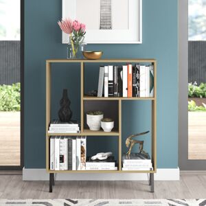 Mercury Arven Bookcase Oak/Anthracite 107cm H X 90cm W X 25cm D Mercury Arven Bookcase Oak/Anthracite 107cm H X 90cm W X 25cm D