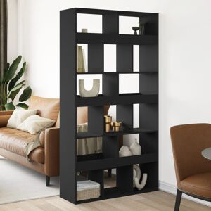 Latitude Run Vidaxl room divider Black 187.5cm H x 100cm W x 33cm D Latitude Run Vidaxl room divider Black 187.5cm H x 100cm W x 33cm D