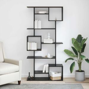 Latitude Run Book Cabinet Black Oak 92 X 29 X 188 Cm Engineered Wood Black Oak 188cm H X 92cm W X 29cm D Latitude Run Book Cabinet Black Oak 92 X 29 X 188 Cm Engineered Wood Black Oak 188cm H X 92cm W X 29cm D
