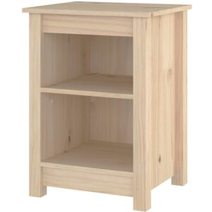 Rosalind Wheeler Damarri Bedside Cabinets 2 Pcs White 40X35x55 Cm Solid Wood Pine Natural 139.7cm H X 40cm W X 88.9cm D Rosalind Wheeler Damarri Bedside Cabinets 2 Pcs White 40X35x55 Cm Solid Wood Pine Natural 139.7cm H X 40cm W X 88.9cm D