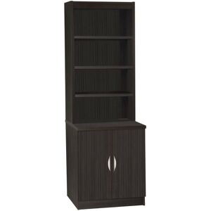 Ebern Designs Brender 2 -Door 4 -Shelf Storage Cabinet Black Havana 182cm H X 60cm W X 54cm D Ebern Designs Brender 2 -Door 4 -Shelf Storage Cabinet Black Havana 182cm H X 60cm W X 54cm D