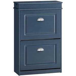 Marlow Home Co. Moriah 8 Pair Flip Down Shoe Storage Blue/Silver 8 Marlow Home Co. Moriah 8 Pair Flip Down Shoe Storage Blue/Silver 8