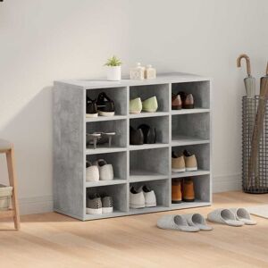 Latitude Run Shoe Cabinet Concrete 77.5 X 30 X 67 Cm Engineered Wood Concrete Grey 12 Latitude Run Shoe Cabinet Concrete 77.5 X 30 X 67 Cm Engineered Wood Concrete Grey 12