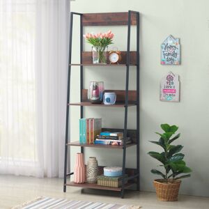 Borough Wharf Brannan Bookcase Brown 180 cm H x 63.8 cm W x 40 cm D Borough Wharf Brannan Bookcase Brown 180 cm H x 63.8 cm W x 40 cm D