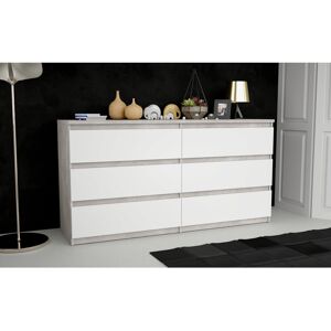 17 Stories Spacious, modern style 6-Drawer Chest of Drawers, 154 cm W x 79,9 cm H x 42,2 cm D Grey 79.9cm H X 154cm W X 42.2cm D 17 Stories Spacious, modern style 6-Drawer Chest of Drawers, 154 cm W x 79,9 cm H x 42,2 cm D Grey 79.9cm H X 154cm W X 42.2cm D