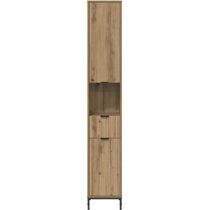 Brayden Studio Bathroom Tall Cabinet With Drawer Old Wood 31.5 X 33 X 190 Cm Artisan Oak 190cm H X 31.5cm W X 33cm D Brayden Studio Bathroom Tall Cabinet With Drawer Old Wood 31.5 X 33 X 190 Cm Artisan Oak 190cm H X 31.5cm W X 33cm D