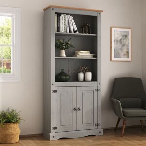August Grove Sessions Bookcase Grey 180cm H X 82cm W X 29cm D August Grove Sessions Bookcase Grey 180cm H X 82cm W X 29cm D