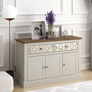 Marlow Home Co. Sufly 112.7cm Wide 3 Door 2 Drawer Sideboard Grey 73.4cm H X 112.7cm W X 39.8cm D Marlow Home Co. Sufly 112.7cm Wide 3 Door 2 Drawer Sideboard Grey 73.4cm H X 112.7cm W X 39.8cm D