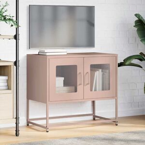 Borough Wharf TV Cabinet Mustard Yellow 68X39x60.5 Cm Cold-Rolled Steel Pink 28" Borough Wharf TV Cabinet Mustard Yellow 68X39x60.5 Cm Cold-Rolled Steel Pink 28"