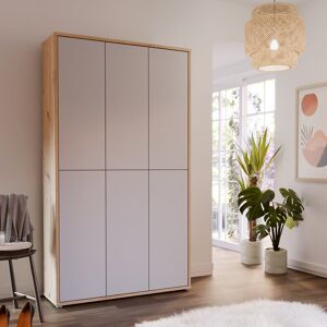 Brayden Studio ALICE SPRINGS 32 Pair Shoe Storage Cabinet Grey/Oak Wood 32 Brayden Studio ALICE SPRINGS 32 Pair Shoe Storage Cabinet Grey/Oak Wood 32