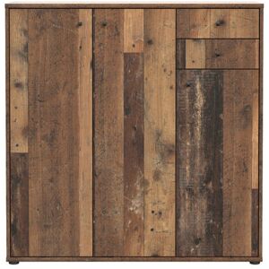 Wade Logan Amandla 2 Drawer 108.8Cm W Combi Chest Old Wood 111.1cm H X 108.8cm W X 34.8cm D Wade Logan Amandla 2 Drawer 108.8Cm W Combi Chest Old Wood 111.1cm H X 108.8cm W X 34.8cm D