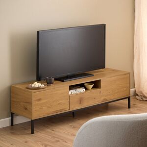 Latitude Run Borghild Tv Unit 2 Doors 1 Drawer In Matt Wild Oak Brown 60" Latitude Run Borghild Tv Unit 2 Doors 1 Drawer In Matt Wild Oak Brown 60"