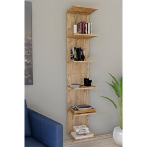 Latitude Run Alyisha 35cm W Manufactured Wood Wall Mounted Shelving Unit Brown 180cm H X 35cm W X 30cm D Latitude Run Alyisha 35cm W Manufactured Wood Wall Mounted Shelving Unit Brown 180cm H X 35cm W X 30cm D