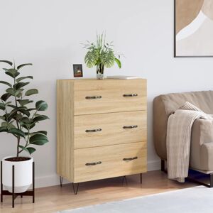 17 Stories Mareda 3 - Drawer Chest of Drawers Sonoma Oak 90cm H X 69.5cm W X 34cm D 17 Stories Mareda 3 - Drawer Chest of Drawers Sonoma Oak 90cm H X 69.5cm W X 34cm D