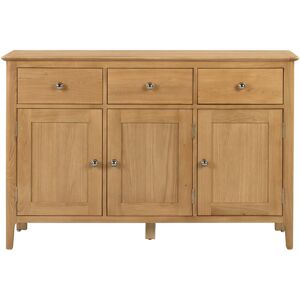 August Grove Mapleview Cotswold Sideboard Oak 85cm H X 130cm W X 40cm D August Grove Mapleview Cotswold Sideboard Oak 85cm H X 130cm W X 40cm D