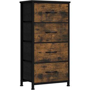 Borough Wharf Alsawwan 45cm W 4 - Drawer Chest of Drawers Brown 241.3cm H X 114.3cm W X 76.2cm D Borough Wharf Alsawwan 45cm W 4 - Drawer Chest of Drawers Brown 241.3cm H X 114.3cm W X 76.2cm D