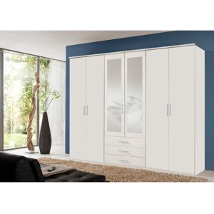 Ebern Designs Lodz 6 Door Wardrobe 210cm H X 270cm W X 58cm D Ebern Designs Lodz 6 Door Wardrobe 210cm H X 270cm W X 58cm D