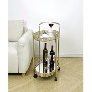 Fairmont Park Everton Drinks Eye Catching Serving Cart Gold 70cm H X 57cm W X 35cm D Fairmont Park Everton Drinks Eye Catching Serving Cart Gold 70cm H X 57cm W X 35cm D
