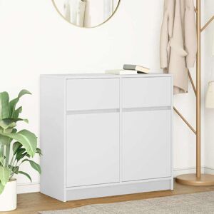 Latitude Run Sideboard With Drawer 80X34x76 Cm Engineered Wood White 76cm H X 80cm W X 34cm D Latitude Run Sideboard With Drawer 80X34x76 Cm Engineered Wood White 76cm H X 80cm W X 34cm D