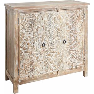 World Menagerie Mera Highboard Beige 101cm H X 107cm W X 43cm D World Menagerie Mera Highboard Beige 101cm H X 107cm W X 43cm D