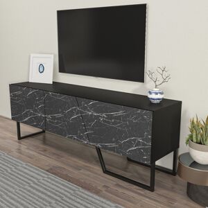 Metro Sthilaire TV Stand for TVs up to 60" Black Marble 60" Metro Sthilaire TV Stand for TVs up to 60" Black Marble 60"