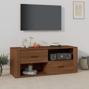 17 Stories TV Cabinet Sonoma Oak 100X35x40 Cm Engineered Wood Brown Oak 43" 17 Stories TV Cabinet Sonoma Oak 100X35x40 Cm Engineered Wood Brown Oak 43"