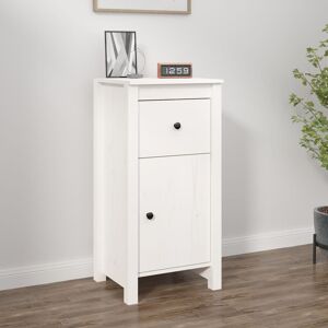 Marlow Home Co. Overkamp 40" Wide 1 Drawer Pine Solid Wood Sideboard White 80cm H X 40cm W X 35cm D Marlow Home Co. Overkamp 40" Wide 1 Drawer Pine Solid Wood Sideboard White 80cm H X 40cm W X 35cm D