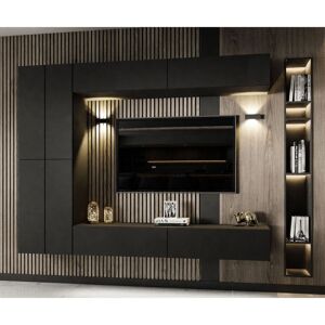 Ebern Designs Spataro Entertainment Unit for TVs up to 75" Black Matt 75" Ebern Designs Spataro Entertainment Unit for TVs up to 75" Black Matt 75"
