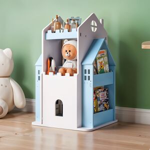 Harriet Bee Rotating Castle Kids' Bookshelf White/Blue Harriet Bee Rotating Castle Kids' Bookshelf White/Blue