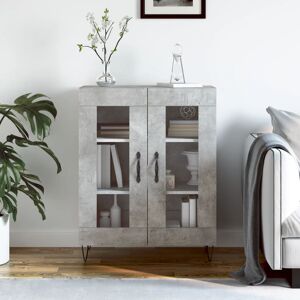 17 Stories Marialyce Display Cabinet Concrete Grey 90cm H X 69.5cm W X 34cm D 17 Stories Marialyce Display Cabinet Concrete Grey 90cm H X 69.5cm W X 34cm D