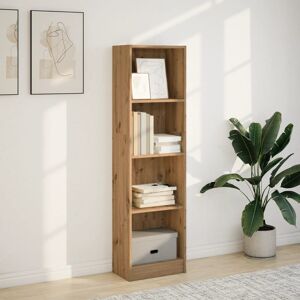 Zipcode Design athema Bookcase Artisan Oak (4 Shelves) 143cmH x 40cmW x 24cmD Zipcode Design athema Bookcase Artisan Oak (4 Shelves) 143cmH x 40cmW x 24cmD