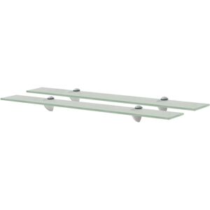 Latitude Run 2 Piece Floating Shelf Frosted 0.8cm H x 70cm W x 20cm D Latitude Run 2 Piece Floating Shelf Frosted 0.8cm H x 70cm W x 20cm D
