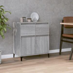 Metro Alejondro Sideboard 60x35x70 cm Engineered Wood Grey Sonoma 70cm H X 60cm W X 35cm D Metro Alejondro Sideboard 60x35x70 cm Engineered Wood Grey Sonoma 70cm H X 60cm W X 35cm D