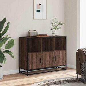 Borough Wharf Sideboard 100X35x76 Cm Engineered Wood Brown Oak 76cm H X 100cm W X 35cm D Borough Wharf Sideboard 100X35x76 Cm Engineered Wood Brown Oak 76cm H X 100cm W X 35cm D