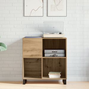 17 Stories Record Cabinet Black Oak Engineered Wood Medium Storage Artisan Oak 89cm H X 84.5cm W X 38cm D 17 Stories Record Cabinet Black Oak Engineered Wood Medium Storage Artisan Oak 89cm H X 84.5cm W X 38cm D