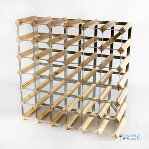 Symple Stuff Olsene 42 Bottle Wine Rack Pine 62cm H X 62cm W X 23cm D Symple Stuff Olsene 42 Bottle Wine Rack Pine 62cm H X 62cm W X 23cm D